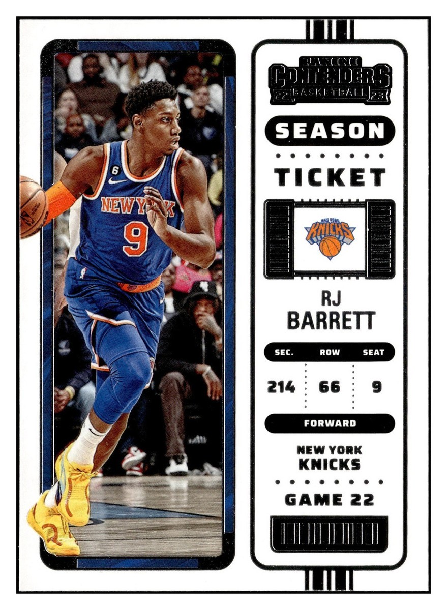 2022-23 Panini Contenders - Season Ticket R.J. Barrett RJ NBA