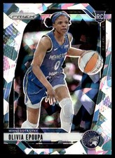 2024-25 Prizm Cracked Ice Prizms WNBA - Olivia Epoupa Rookie Minnesota Lynx #95