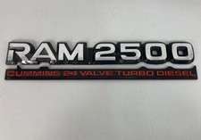 Dodge Ram 2500 Cummins 24 Valve Turbo Diesel Emblems Badge Oem Genuine
