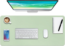 Leather Desk Pad Protector,Non-Slip Mouse Pad,Laptop Desk Pad,Office Mouse Mat,W