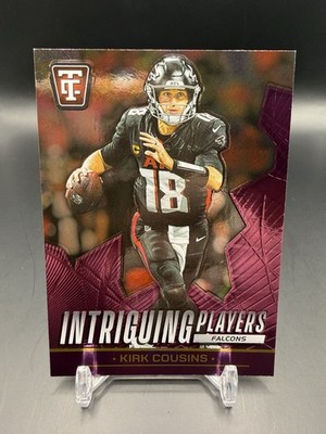2024 Panini Totally Certified Kirk Cousins Intriguing Players #8 /199 Purple SP