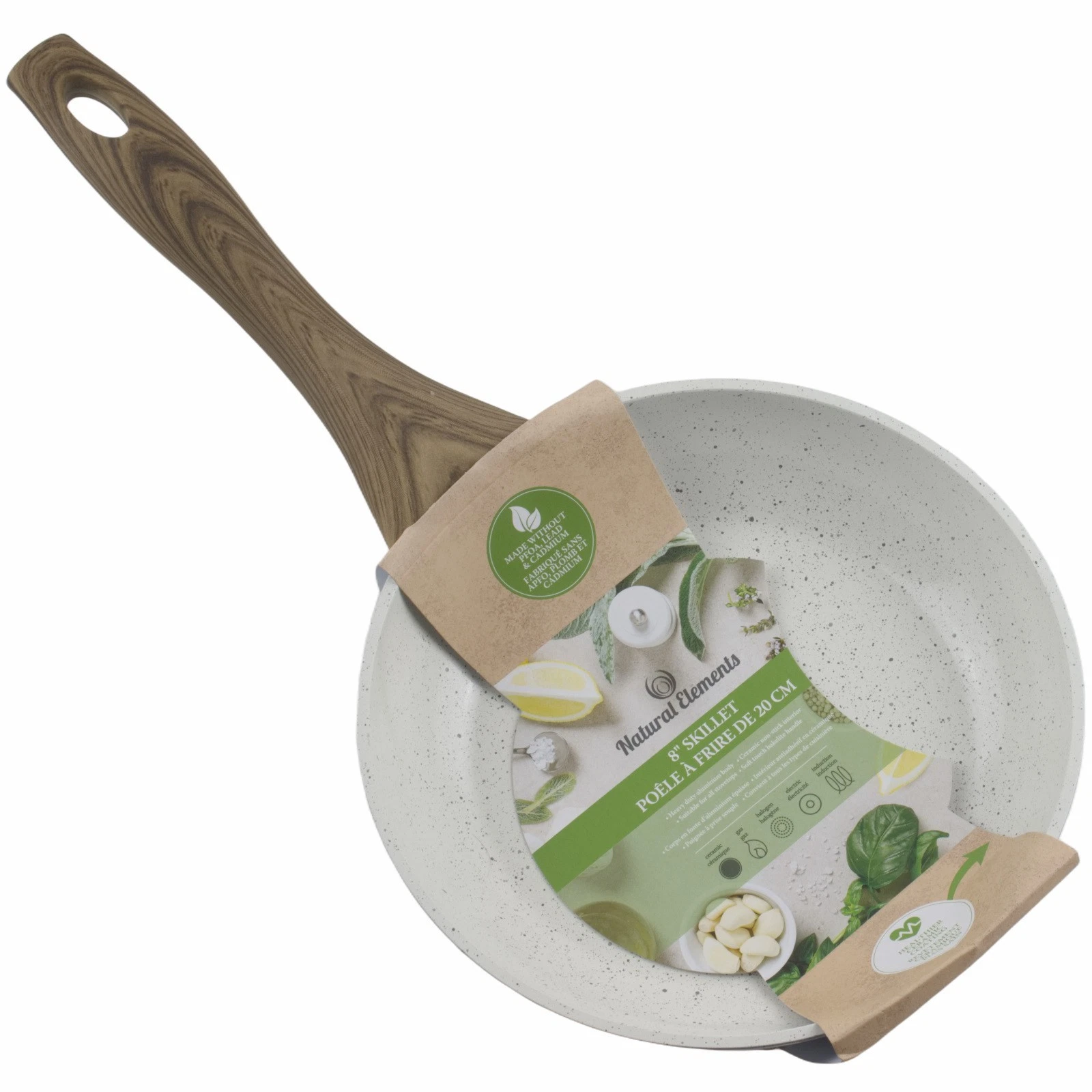 Natural Elements 8" Skillet Non Stick Frying Pan Farmhouse