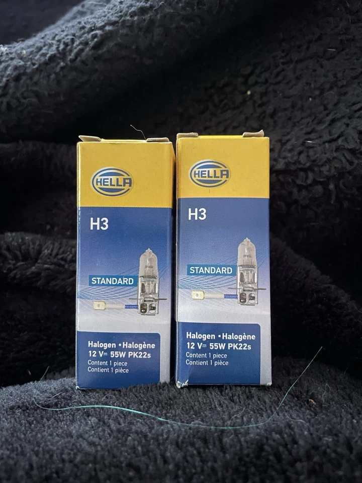 Par de bombillas halógenas estándar Hella H3 - NUEVO EN CAJA Foto 2 de 4