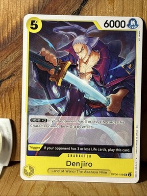 ONE PIECE Card. Denjiro. OP06-UC. J7