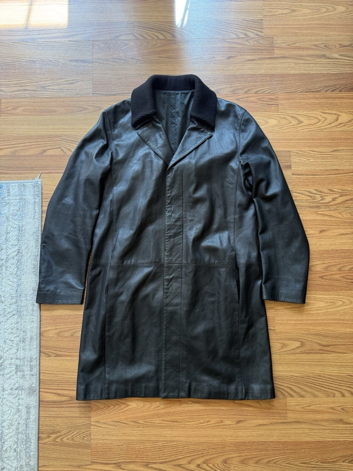 Givenchy — GIVENCHY Paris Vintage Leather Trench Coat. Original.