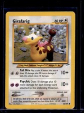 Girafarig 66/105 Common Neo Destiny Pokemon Unlimited Lightly Played