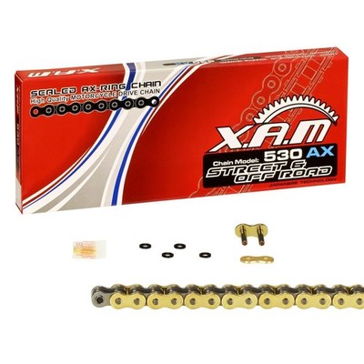 X-Ring Kette Honda VF 1000 F Interceptor, 1985 (SC15) XAM extra verstärkt GOLD