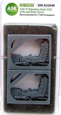 ASKA32040 1:32 ASK/Art Scale SJU-17 Ejection Seat Set with Seatbelts [for
