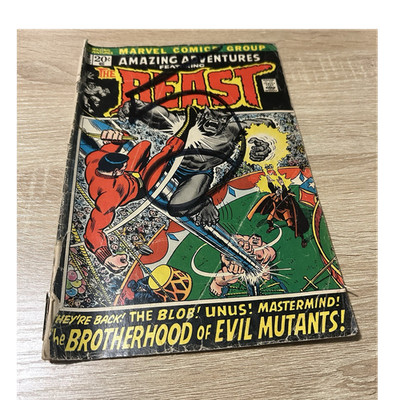 Marvel Comics Amazing Adventures Featuring Beast #13 (1972) Blob Unus Mastermind