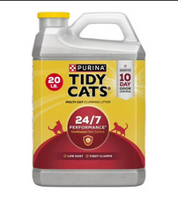 Purina Tidy Cats 24/7 Clumping Cat Litter, Low Dust, Deodorizing, 20 lb. Jug