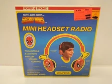 power tronic marvel super heros secret wars mini headset radio