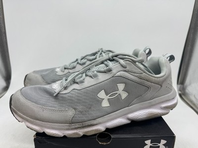 Under Armour Charged Assert 9 Athletic Running Sneakers Mens Mod Gray Mesh - 13