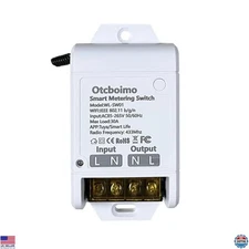 30A WiFi Smart Switch with Energy Monitoring, Timer, & Google Home Compatible