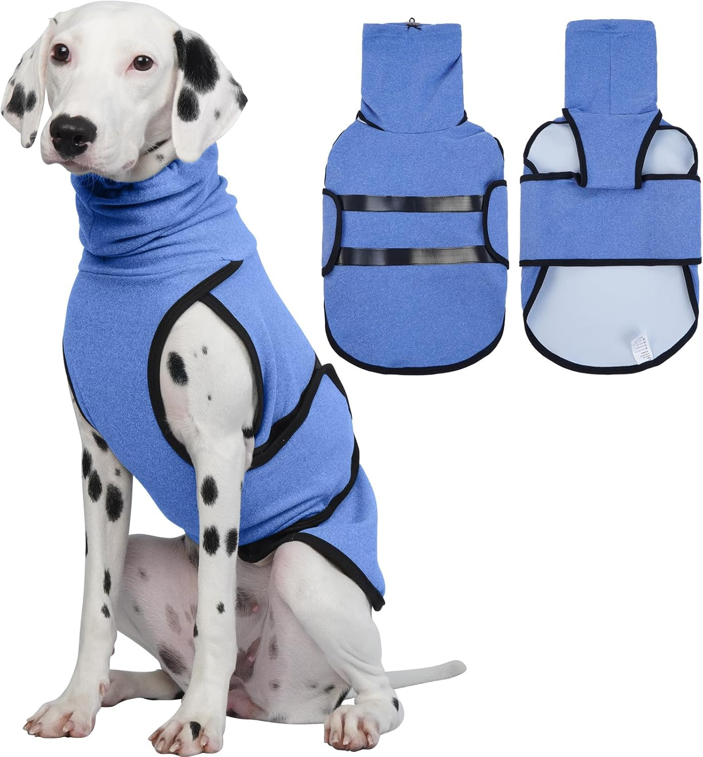 Giacca Ansiolitica per Cani, Cappotto Anti-Ansia per Cani Con Cappuccio Calmante