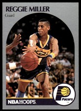 Reggie Miller 1990-91 Hoops #135 Pacers NBA READ FREE SHIPPING AutographDen