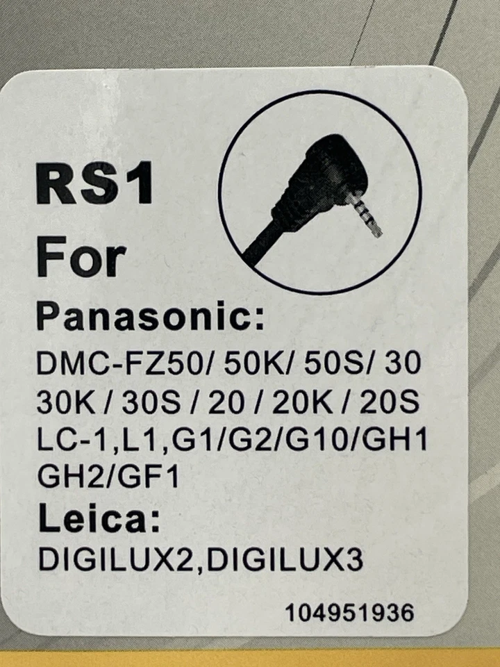 Pixel RW-221 Wireless Remote Control RS1 for Panasonic & Leica DSLR Cameras - Image 3 of 4