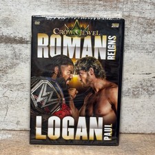 WWE Crown Jewel DVD 2 Disc Set 2022 Roman Reigns, Logan Paul, Bobby Lashley New