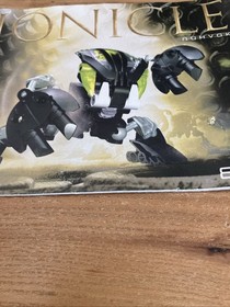 Lego Bionicle Manual For Set 8561 Nuhvok NO BRICKS- Instructions Only