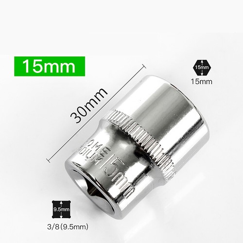 3/8" Steckschlüsselsatz Sechskantschlüssel Griff Antrieb Bohrer Schraubendreher Ratsche Adapter lang - Bild 17 von 44