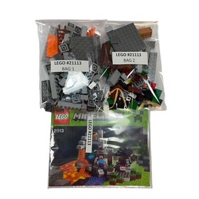 Lot LEGO Minecraft sets 21165 21113 21129 21177 complete/w Instruction manuals