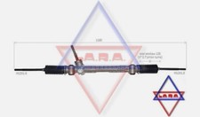 290012 LARA -Scatola sterzo per OPEL Combo, Corsa C e Tigra TwinTop  L: 118,5 cm