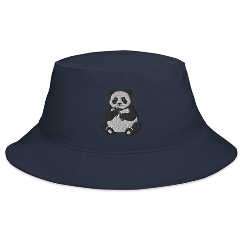 Chill Panda Bucket Hat – Embroidered Bamboo Vibes Bucket Hat - Picture 2 of 3