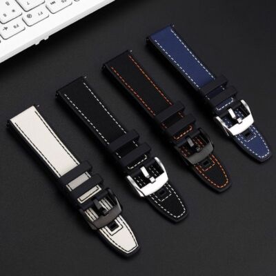 Nylon Canvas Uhrenarmband passend für Mido Helmsman Observatory M038.431...