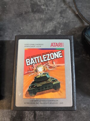 Complet en boite Battlezone PAL Atari 2600 VCS notice silver