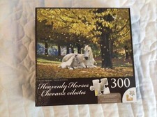 Jigsaw Puzzle Heavenly Horses 300 Pieces Autumn Treasure Sealed