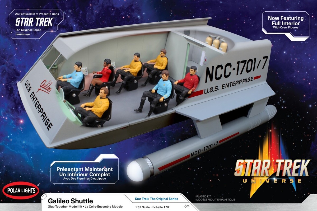 SAROYAN MASTERCRAFTS ジル 大 直径7センチ Star Trek - GALILEO Shuttle Craft 7 - With INTERIOR 1:32
