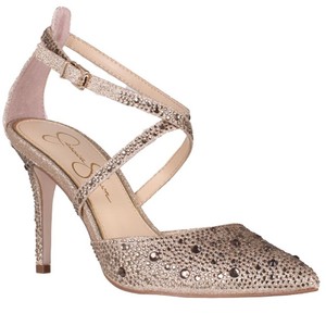 jessica simpson champagne heels