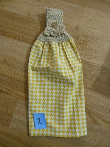 Handmade Crochet top Kitchen Hanging Hand Towels You Choose color / design - Picture 3 of 108