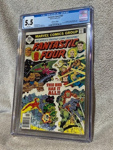 Fantastic Four #183 Marvel Comics CGC Graded 5.5 6/77 1977