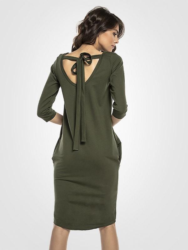knee length dresses for ladies Helsi "Tatiana" Long Sleeve Sequin Midi Dress DR6275