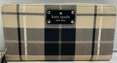 brown kate spade wallet