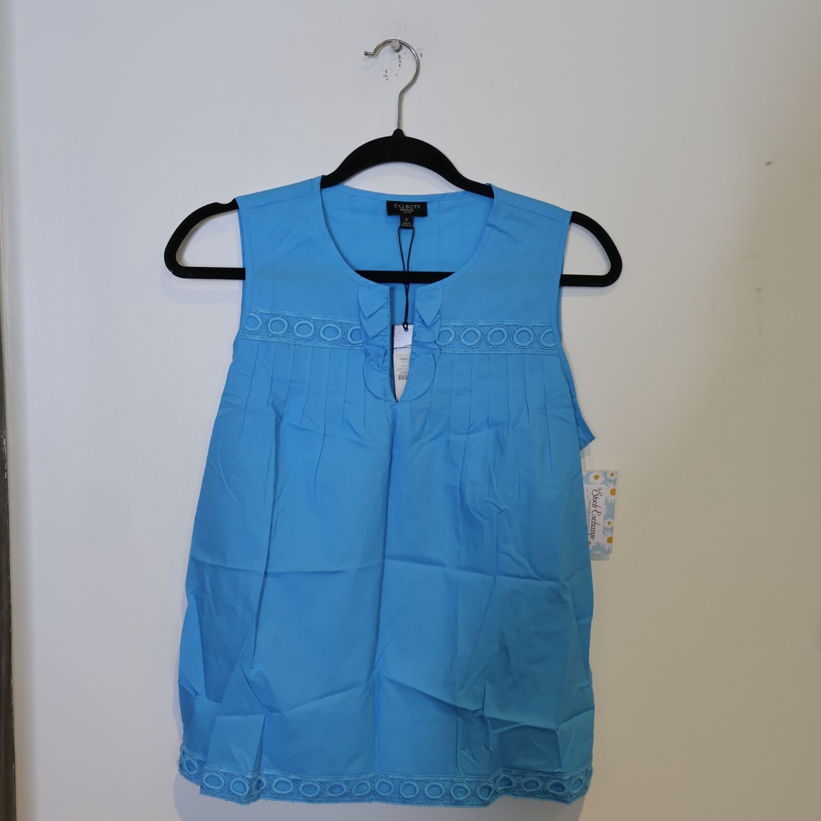 Talbots Blue Blouse Size Small - image 1