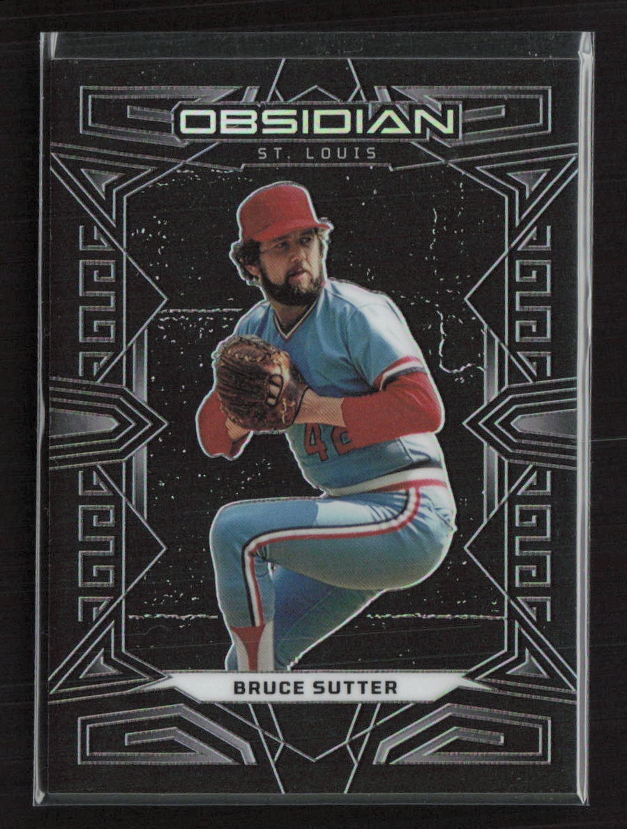 2023 Panini Chronicles #22 Bruce Sutter Obsidian