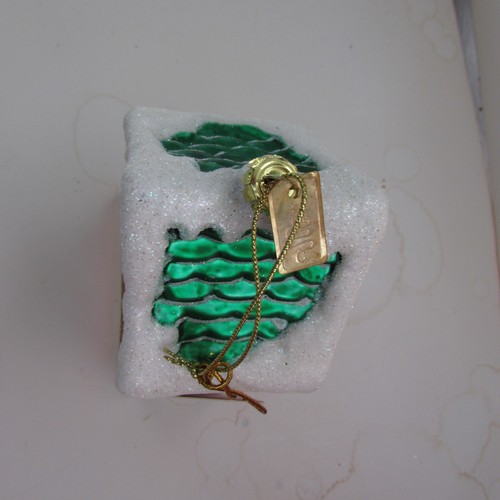 Margaret Cobane Hand Blown Hand Painted Christmas Ornament Our New Home - Picture 5 of 11