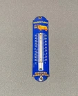 VINTAGE 12” GOLDEN FLEECE LAMB PORCELAIN THERMOMETER SIGN CAR GAS OIL TRUCK