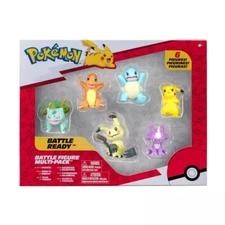 Pokemon Battle Ready Battle Figure Multi-Pack 6 Figures *Brand New*
