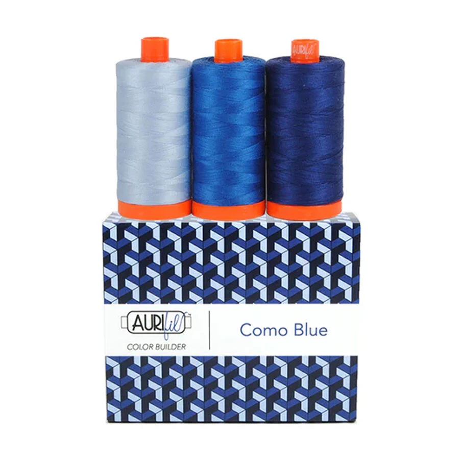 Aurifil HOUSE COLLECTIONS 3 LARGE SPOOLS 50WT Cotton Thread Solid - 1422Yds each - Image 2 of 4