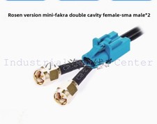 MINI-FAKRA dual-chamber female to SMA male 2 AMK12B-1M4Z5-Z to SMA Male LVDS 4m