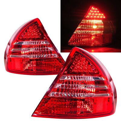 1998-2000 Mitsubishi Lancer MK5 Sedan 4D LED Tail Rear Light Red