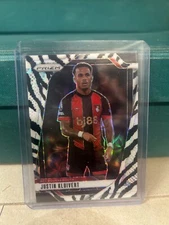 2024-25 Panini Prizm EPL Justin Kluivert ZEBRA CHOICE 09/15 Bournemouth