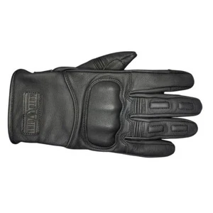 MotoGirl Bessie Goatskin Leather Motorcycle Gloves Ladies Black
