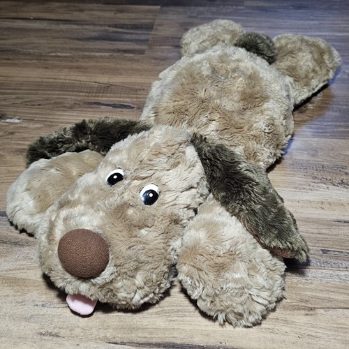 Chosun Dog Stuffed Animal Toy Puppy Brown Floppy 21" Long Kids Plush - Vintage