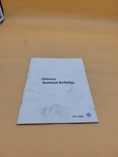 2000 VOLKSWAGEN DELIVERY INFORMATION TECHNICAL BULLETINS GUIDE MANUAL BOOK 