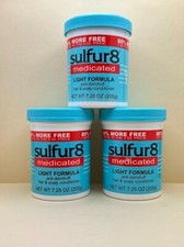 Sulfur 8 Medicated Anti-Dandruff Light Formula Hair Scalp Conditioner 4oz 3 