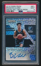 2019-20 Prizm Sensational Signatures Mojo Brandon Clarke RC Auto 16/25 PSA 9 SSP