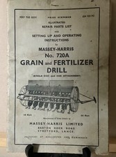 MASSEY- HARRIS NR 720A WIERTŁO DO ZIARNA I NAWOZÓW INSTRUKCJA KONFIGURACJI